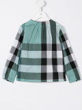checked blouse 