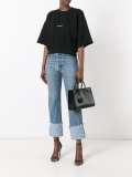 cropped logo sweatshirt