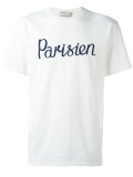 'parisien' print T-shirt