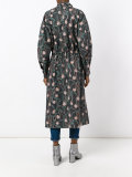 floral print parka