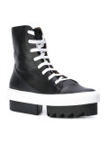 ridged sole platform boots