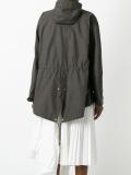 zipped parka jacket