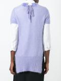 laced-up back jumper