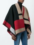 colour block cape 