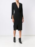 deep v dress