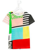 printed patchwork T-shirt