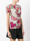 floral print T-shirt 