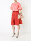 wide-leg cropped trousers