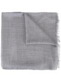 raw edge scarf