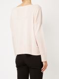 perforated detailing knitted blouse