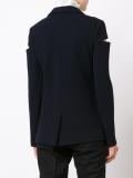 cutout detail blazer