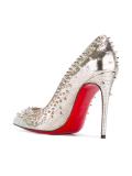 studded pointed toe pumps