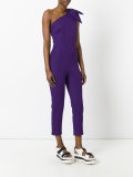 one shoulder cropped jumpsuit