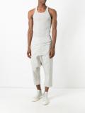 curved hem tank top