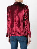 jewelled brooch blazer