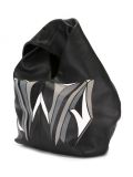 logo print hobo tote