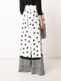 dots print palazzo pants