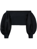 off-the-shoulder crop top 