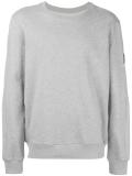 ribbed detail sweatshirt 