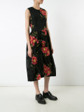 sleeveless floral dress