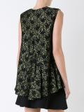 double lace trapeze top