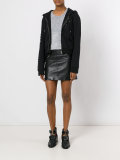lace insert hoodie