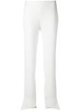 straight leg trousers