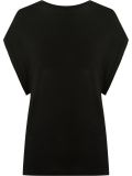 cap sleeves knit blouse