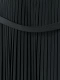 pleated back sleeveless dress