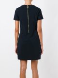 bi-texture T-shirt dress