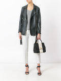 contrast tote bag 