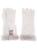 fur trim gloves