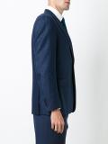 编织单排扣西装夹克