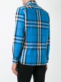 checked print shirt