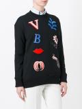 multi patch sweatshirt 