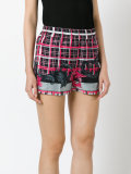 checkered baroque shorts