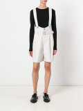 buckle detail dungarees