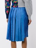 asymmetric pleated skirt