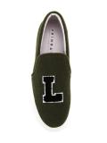 'LA' patch slip-on sneakers