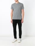 embossed tonal logo T-shirt