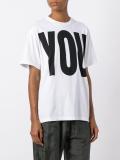 you and me print T-shirt