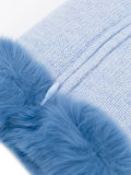 fur trim gloves