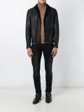 off-centre zip jacket