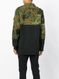 camouflage panel jacket