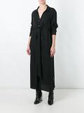 'Effect' maxi shirt dress