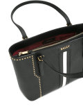 stripe front tote bag