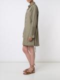 double cuffs shirt dress