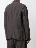 band collar blazer
