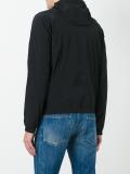 zipped hooded jacket