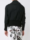 zipped biker jacket